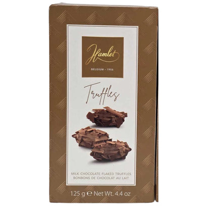 Hamlet Belgian Milk Chocolate Flaked Truffles 125g – Single or Pack of 2