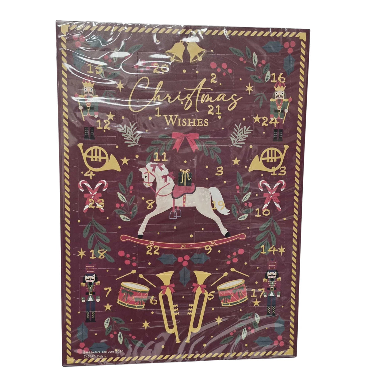 Christmas Advent Calendar 24 Day Cocoa & Hazelnut Treats – 3 Designs