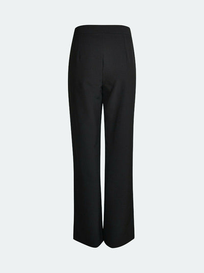 Wide Leg Black Trousers