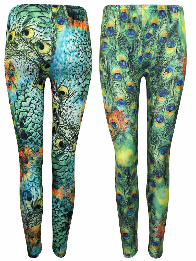 Women's Peacock Printed Leggings