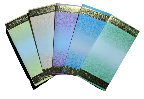 Multicolored Pastel Colour Gifting Envelop Pack of 10