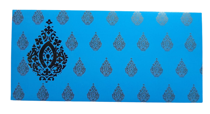 Blue Designer Luxury Envelops Pack of 10