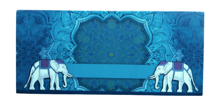 Blue Designer Pack of 10 Envelops