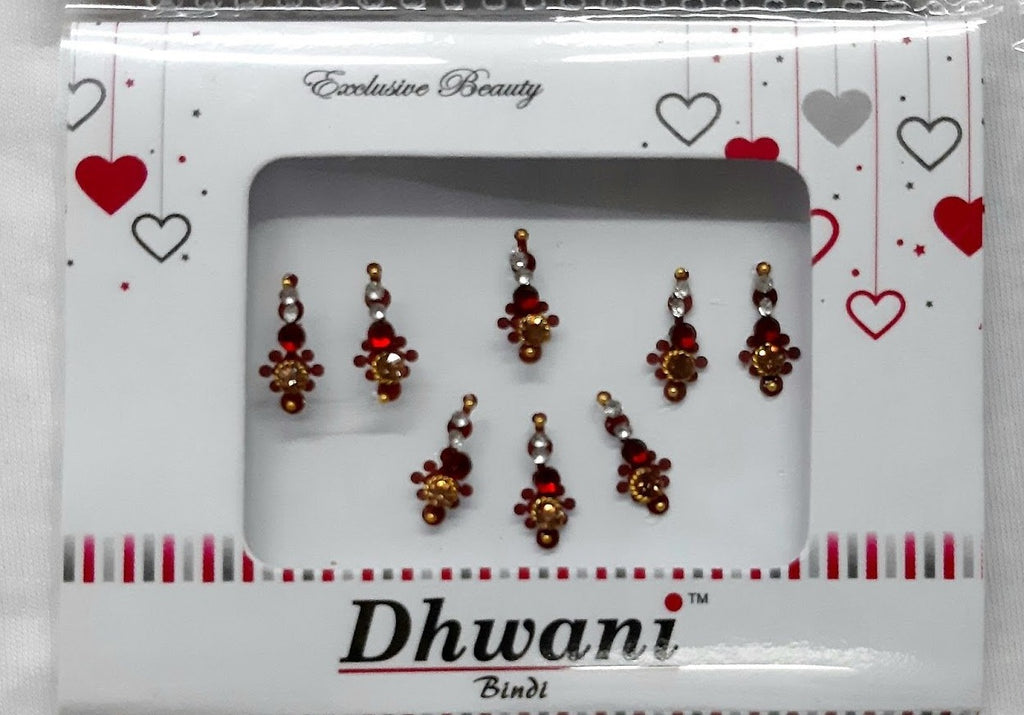 Red Stylish Crystal Stone Bindi