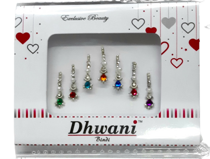 Crystal Stone Multicolored Long Bindi