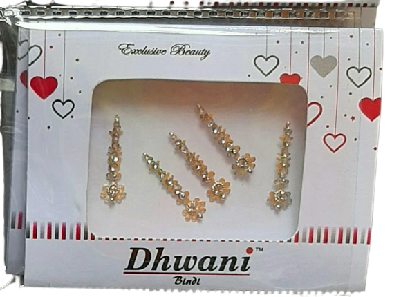 Designer Golden Long Bindi