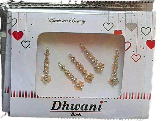 Designer Golden Long Bindi