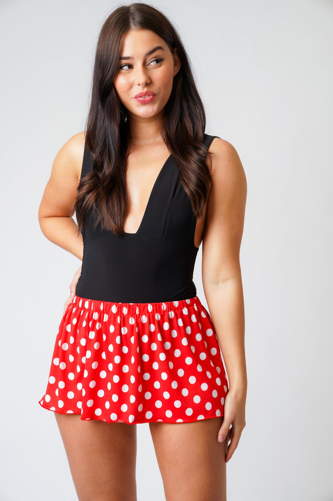 Polka dot mini clearance skirt zara