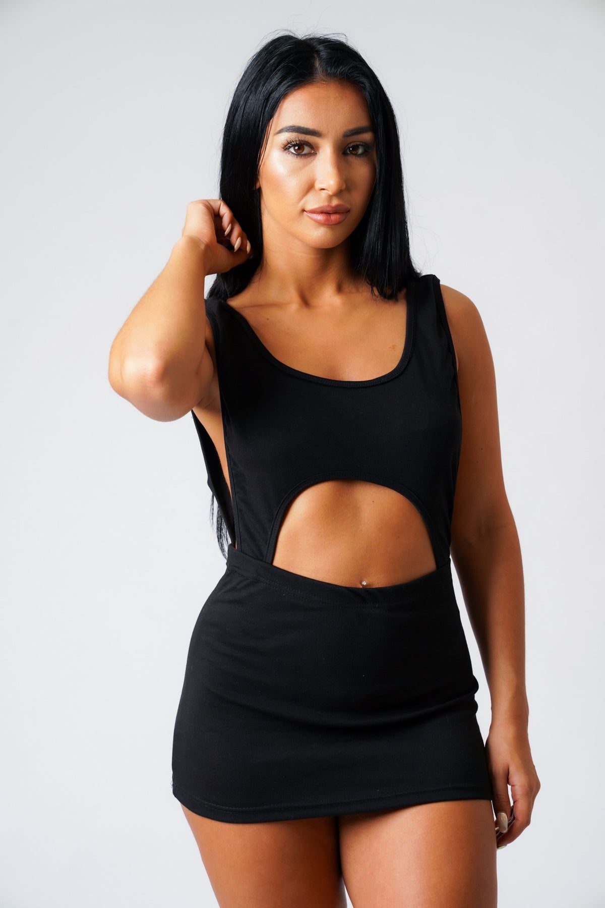 Hazel Cut Out Mini Dress – Divas World