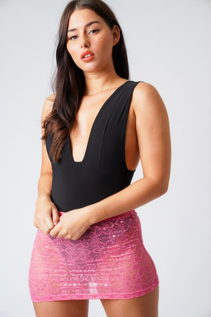 Aria Lace Mini Skirt