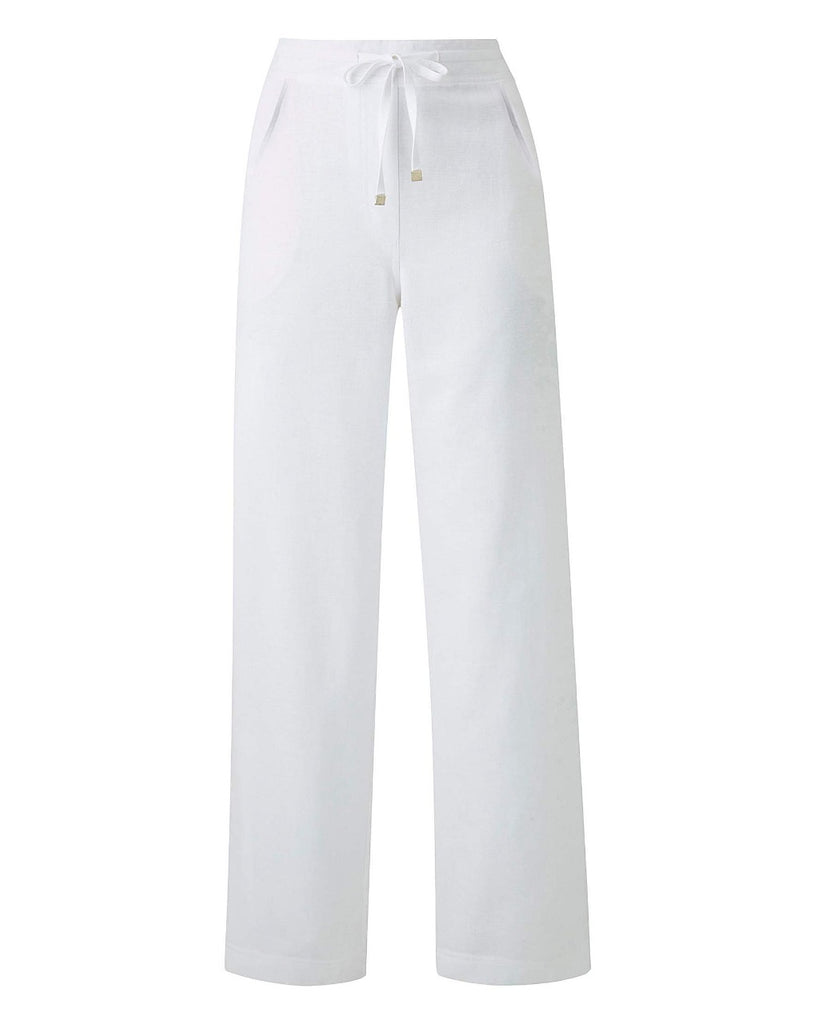 Linen Blend Easy Care Trousers