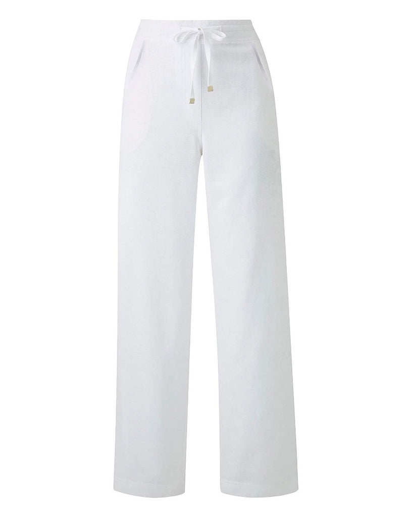 Linen Blend Easy Care Trousers