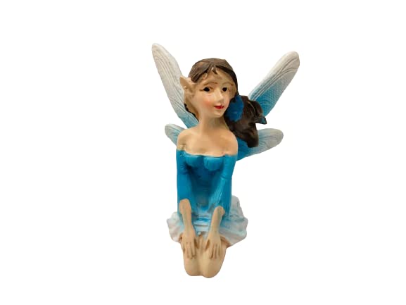 Elegant Fairy Statue Garden Ornament with PDQ Outdoor Decoration Patio Lawn Unique