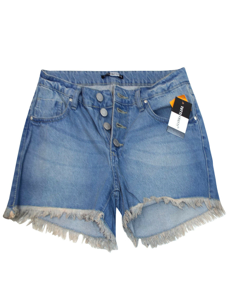 Women's Denim Shorts High Waist Hot Pants -Divas World Shorts