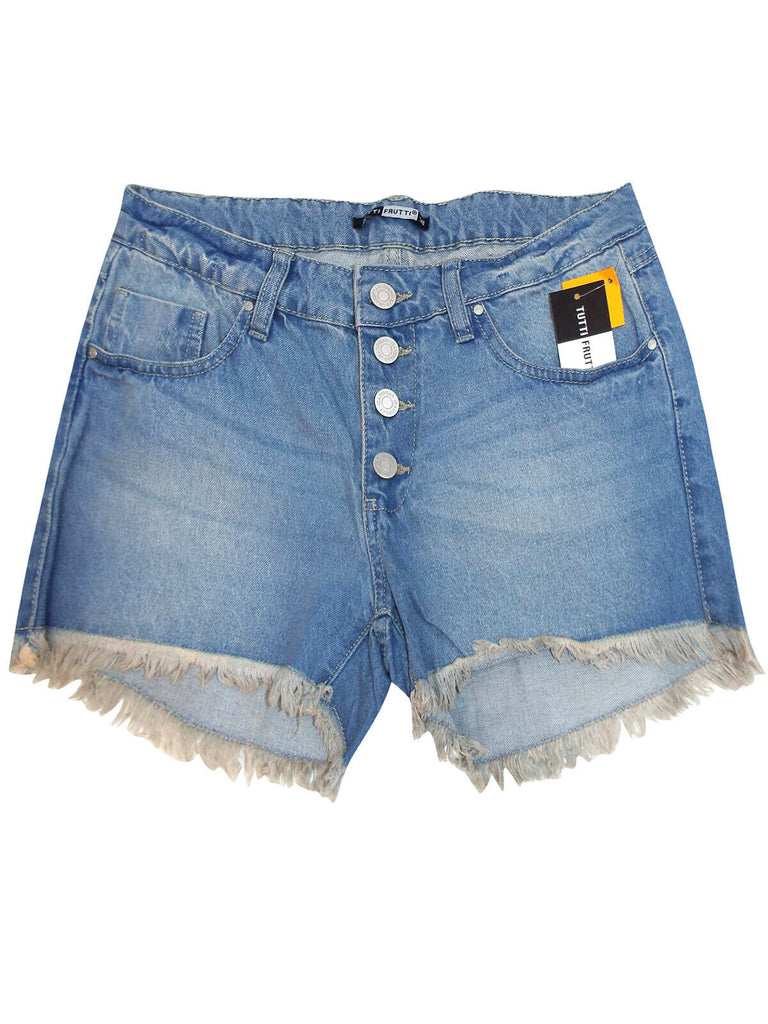 Women's Denim Shorts High Waist Hot Pants -Divas World Shorts