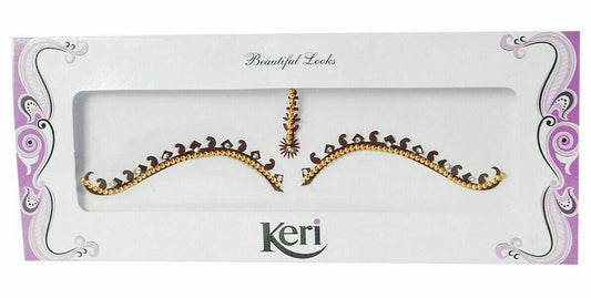 Crystal Bridal Bindi Eyebrow Forehead Indian Tikka