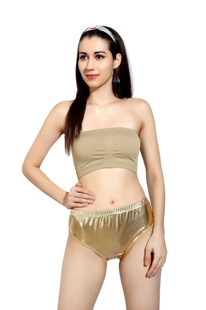 Gold Metallic Foil Knickers