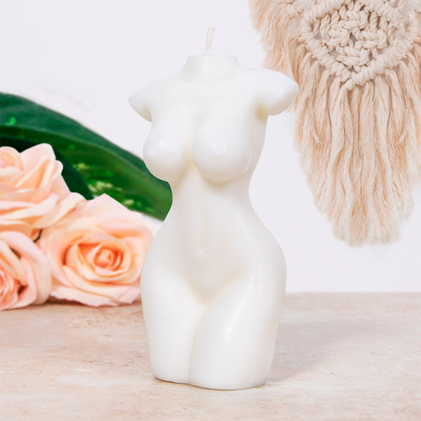 White Body Shaped Candle