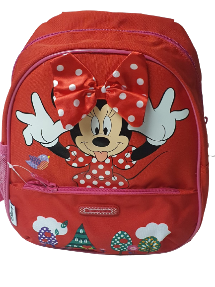 Minnie mouse top backpack red