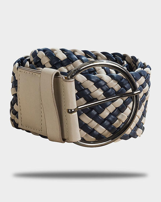 Ladies Pin Buckle Plaited Belt