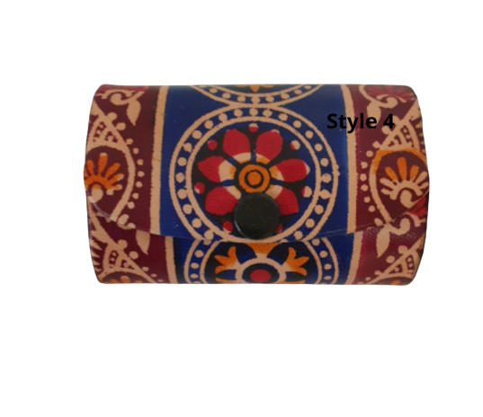 Burgundy Designer Twin Lipstick Holder