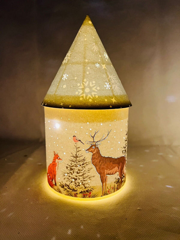 Reindeer Christmas Hut Light